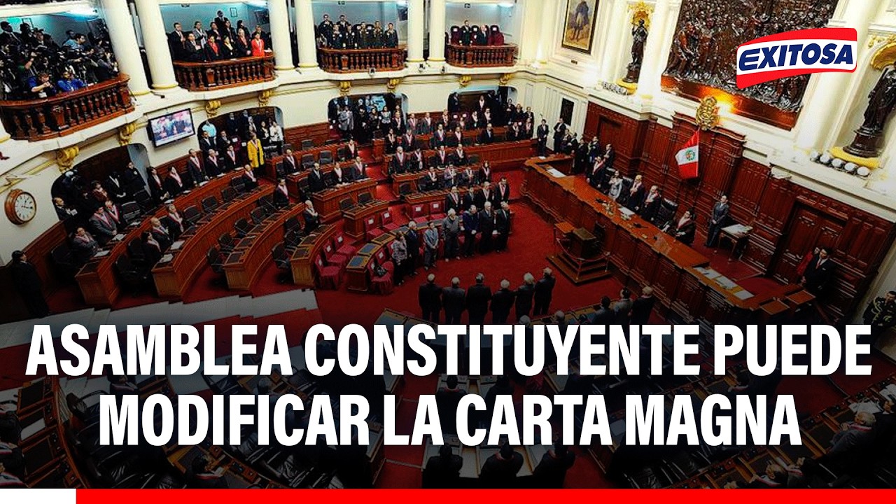 🔴🔵 Cambios a la Constitución deberían hacerlos una asamblea constituyente y no el parlamentario