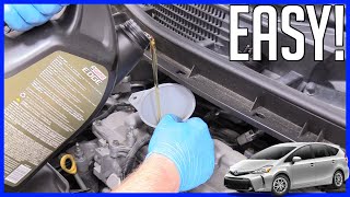 Change Oil and Filter Toyota Prius V