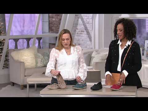 Earth Origins Leather Slip-On Shoes- Rapid Teddy on QVC