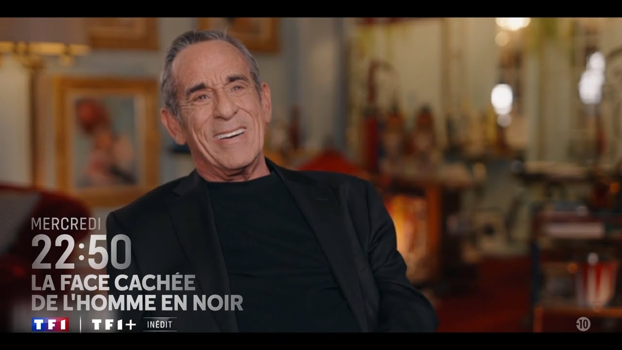 Miniature de la vidéo Hommage à Thierry Ardisson, la face cachée de l'homme en noir mercredi 16 juillet 2025 sur TF1 du film La face cachée de l'homme en noir