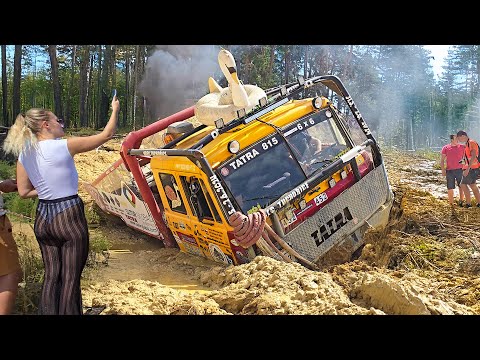 Trapped in the Sand Bog – Can the 6x6 Truck Escape | Truck Trial Kunštát | Big Mud