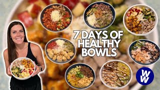 7 DAYS OF HEALTHY BOWLS | Healthy Meals I Eat to Lose Weight | With WeightWatchers Points