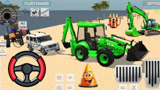 Tractor stuck in sea and Three tractors jips and jcb arescue the truck from sea