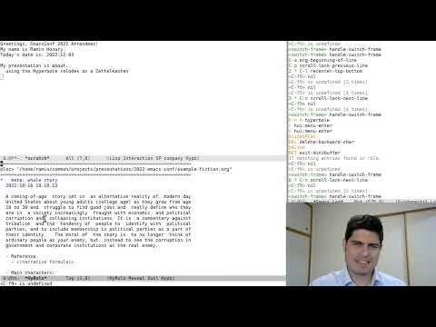 EmacsConf 2022: Build a Zettelkasten with the Hyperbole Rolodex - Ramin Honary (he/him)