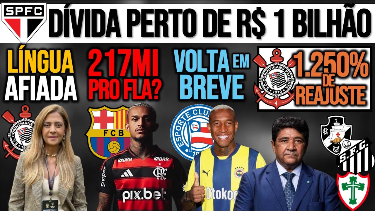 LEILA CUTUCA TIMÃO! REAL DÍVIDA DO SP! ASSALTO À FIEL! WESLEY NO BARÇA? TALISCA NO BR! VASCO, PEIXE+