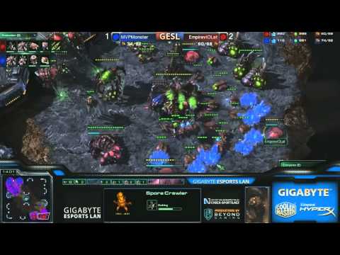 GESL Semi Finals - Empire.viOLet vs MVPMonster - ZvZ Bo5 - Game 4