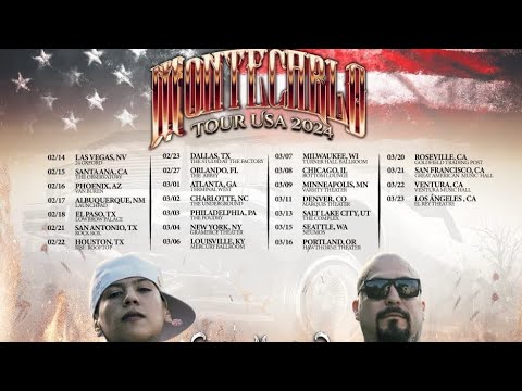 MONTECARLO TOUR USA 2024🇺🇸 🇲🇽 Tornillo & Dharius🔥