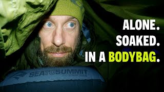 SOLO mountain BIVVY that pushed me to the edge...LITERALLY!