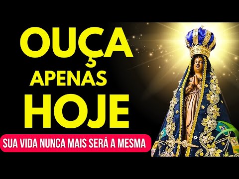NOSSA SENHORA APARECIDA I Quem ouviu CONSEGUIU o que QUERIA. Oração da manhã.