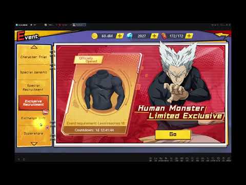 One punch man! Tmr can get Monster Choze !!!