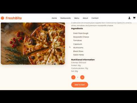 Task Demo - DAS003218 - FreshBite - Online Food Ordering