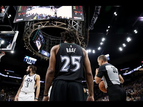 Derrick Rose with 50 Points vs Utah Jazz | 01-11-2018