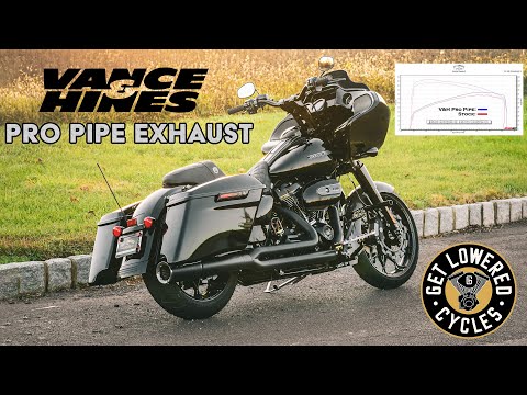 Vance & Hines Black Pro Pipe Exhaust - 2020 Harley Road Glide