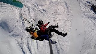 preview picture of video 'BASE jumping in Gudauri ( sotikfly )'