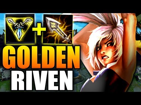 GOLDEN BUILD RIVEN IS REAL | TRINITY FORCE CRITS! (OFF-META BUILD) League of Legends Riven Gameplay