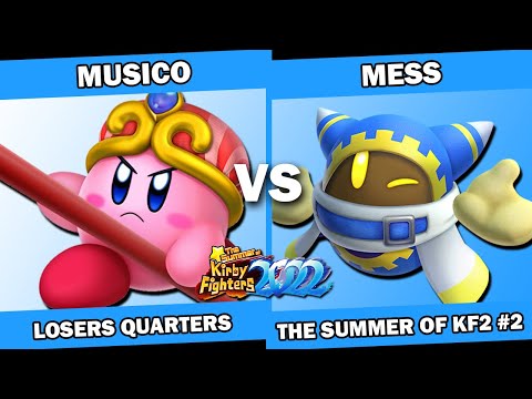 Musico (Staff/Cutter/Archer) vs mess (Magolor) Kirby Fighters 2 Tournament - Summer of KF2022 Week 2