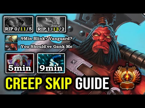 SUPER PRO CREEP CUTTING AXE 9min Blink + Vanguard Non Stop Culling Blade 100% Counter ALL DotA 2