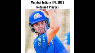 Mumbai Indians IPL 2023 Retained Players | Ipl 2023 #shorts #mumbaiindians #ipl #cricketshorts
