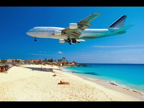 Most Dangerous Beach in the world Maho Beach - Netherlands Antilles