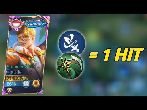 NEW COMBO BUILD & EMBLEM CLAUDE TERSAKIT DI PATCH SEKARANG! KAGET SENDIRI GW LIHAT DAMAGENYA - MLBB