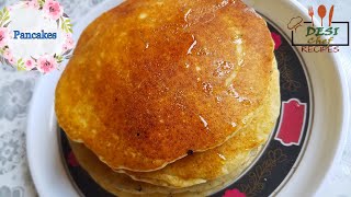 how to make thick fluffy pancakes without baking powder