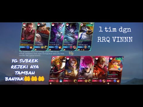Phoveus Gagal MANIAC ketemu RRQ VINNN di 1 TEAM