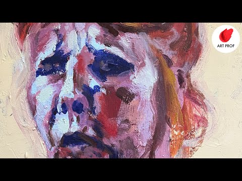 Acrylic Portrait Painting Demo Step by Step, Part 1