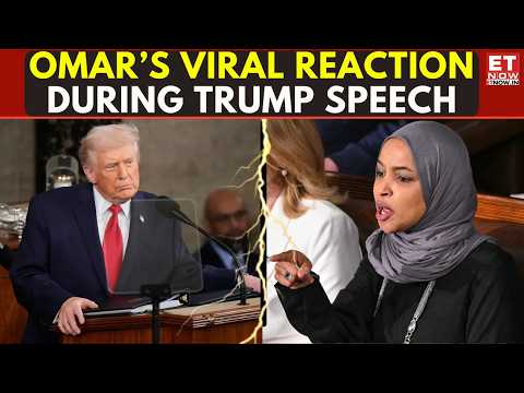 WATCH: Ilhan Omar’s Reaction Goes Viral After Trump’s ‘Somali Pirates’ Remark | ET Now | Latest News