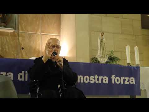 Don Gabriele Amorth preghiera di liberazione all'incontro dei Figli della Luce 18 ottobre 2015