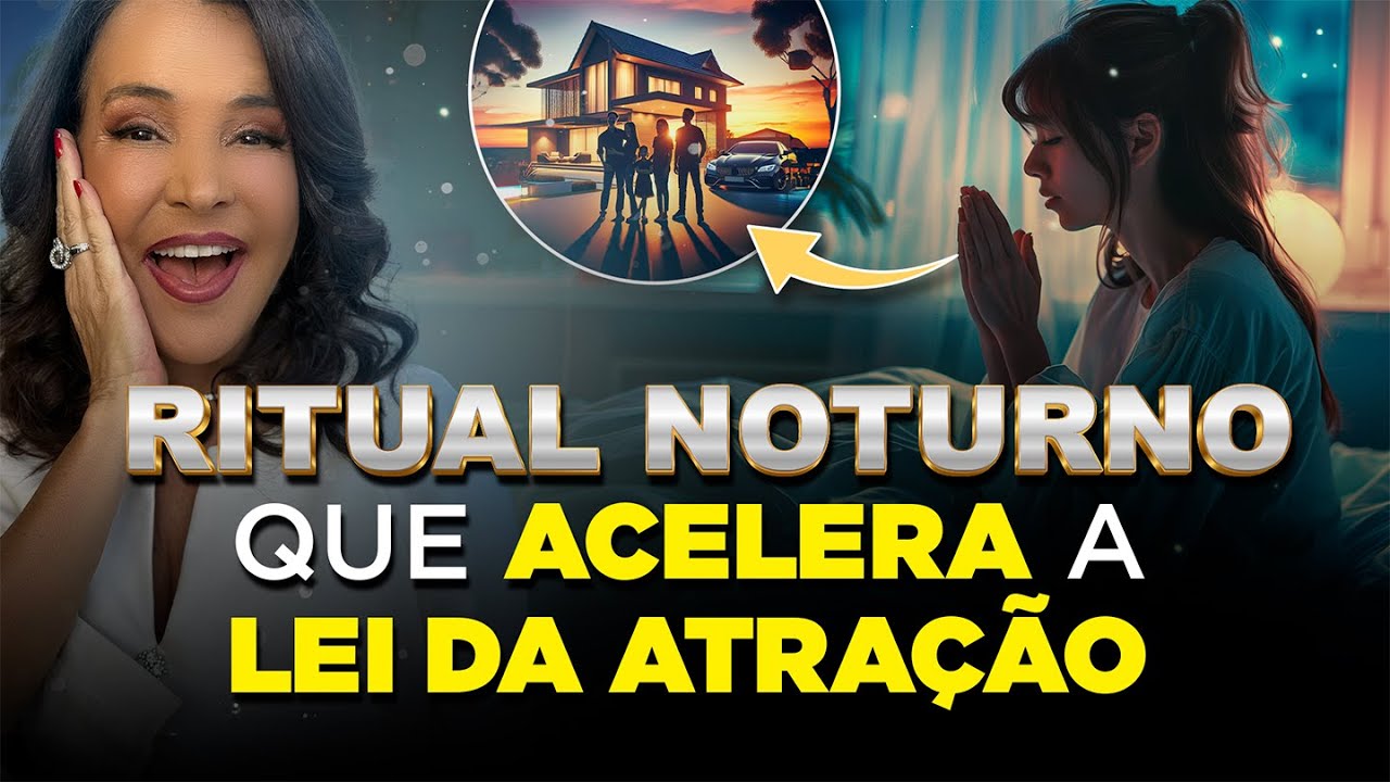 Ritual noturno que vai fazer a LEI DA ATRAÇÃO funcionar MAIS RÁPIDO para você