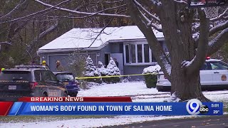 Woman found dead inside a home in the Town of Salina