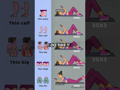 The LAZY SLIM WAIST Workout Routine 💖✨ #glowup #glowuptips #workout #fypシ゚viral