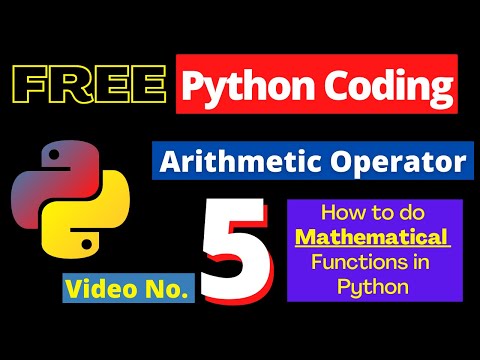 5 Python Arithmetic Operator How To Do Mathematical Operations In Python Python In Hindi