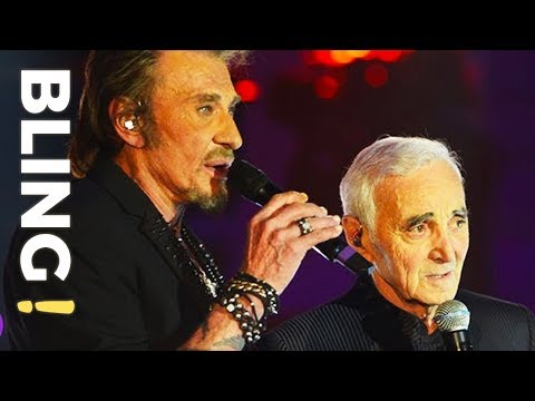 " Ma Vie " de Charles Aznavour en duo avec Johnny Halliday