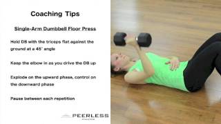 165. Single Arm Dumbbell Floor Press