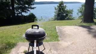 preview picture of video 'Grilling at the Lake JP Coleman State Park Pickwick Lake'