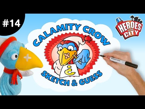Heroes of the City – Ep 14 Sketch & Guess with Calamity Crow | Car Cartoons | Car Cartoons