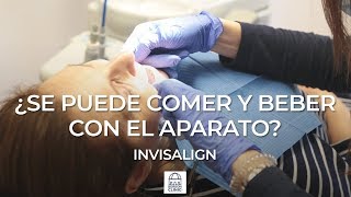 ¿Se puede comer y beber con Invisalign