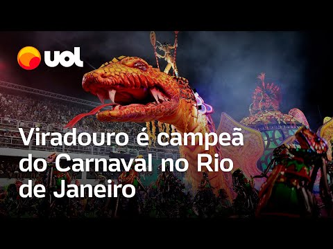 Viradouro campeã: Veja momento que Escola de Samba vence o Carnaval 2024 do Rio de Janeiro