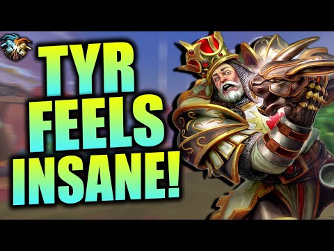 THE TYR BUFF MAKES HIM FEEL SO STRONG IN DUEL! BURST TYR - Masters Ranked Duel - SMITE