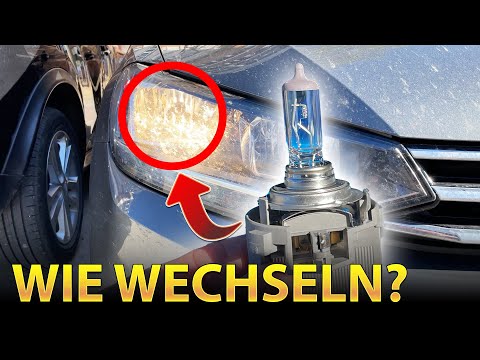 Wie H7 Glühbirne am Frontscheinwerfer VW wechseln?