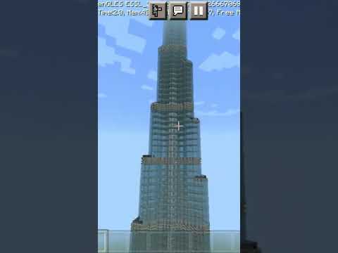 EliteV3X - HABIBI COME TO DUBAI||BURJ KHALIFA BUILDING IN MINECRAFT