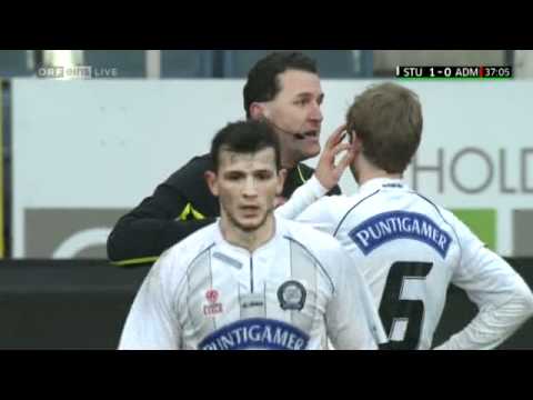 Sturm Graz - Admira 3:1: Gelb-Rot für Haris Bukva