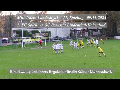 Fussball Mittelrhein Landesliga 1  -  1. FC Spich vs. SC Bor. Lindenthal Hohenlind