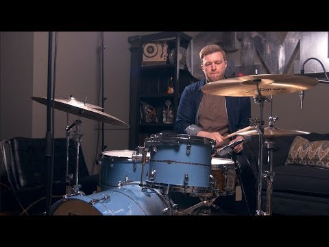 Tama Star Maple 3pc Kit Vintage Sea Blue | Chicago Drum Exchange Demo | Mike Hussa