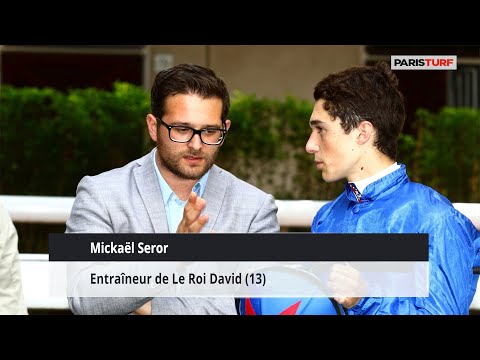 Mickaël Seror, entraîneur de Le Roi David (26/03 à Auteuil)