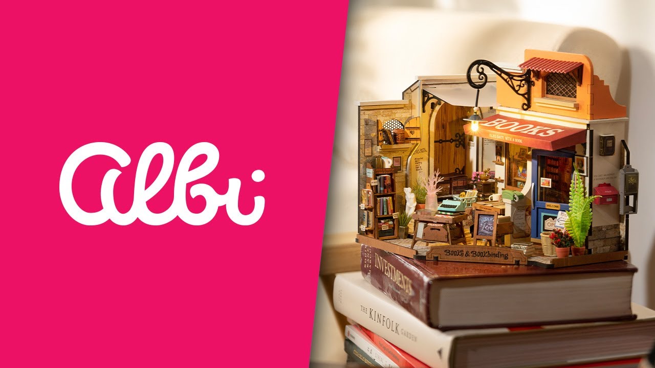 Miniatúrny domček Kníhkupectvo - predstavenie