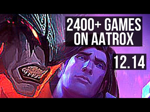AATROX vs TARIC (TOP) | 6/0/4, 2.8M mastery, 2400+ games, Dominating | EUW Challenger | 12.14
