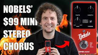 Video thumbnail for Nobels CHO-Mini | €99 three-mode stereo mini chorus with tap tempo! | In-depth Review & Demo by Rich. Words. Music.