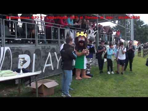 Premiazione 1° posto U13 - Rugby Perugia Junior al Torneo di Jesi 13.05.2023